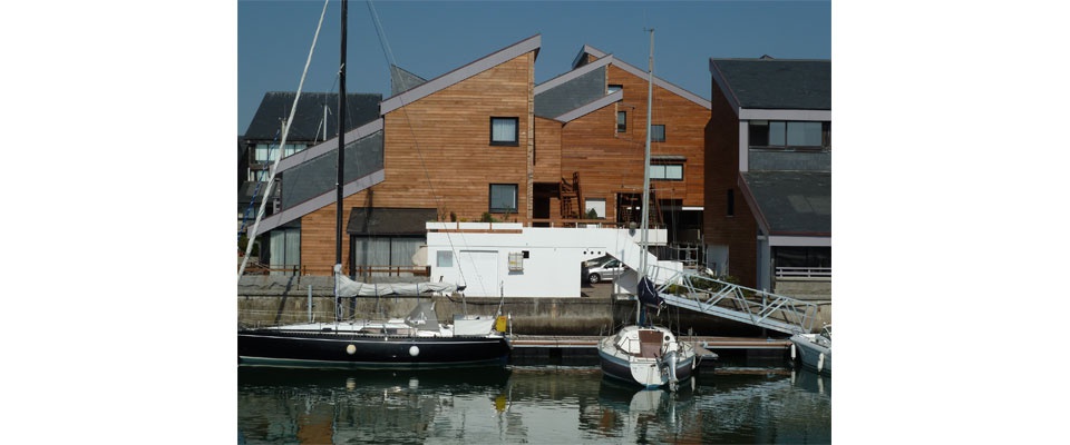 habitat collectif : Rénovation de façades 2010 - point ARCHITECTE : Forges les Eaux , Deauville- Normandie